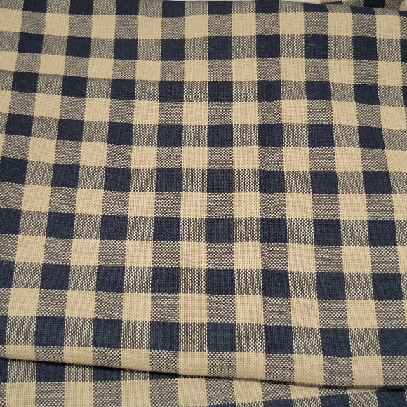 VHC Brand Mayflower Mkt black check pillow case set std country primitive EUC - Picture 2 of 10